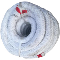 Cordon en fibre céramique LKT en gros, 1260C 1430C, produits en fibre céramique tissée haute alumine résistants à la chaleur