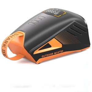 Pompa udara papan Sup elektrik, pompa udara papan Sup elektrik, daya baterai 20 PSI, inflasi kecepatan tinggi, 3 OutdoorMaster Shark - Product Image 1