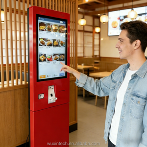 WUXIN 24 27 32 pouces Kiosque Linux à commande automatique, PC tout-en-un à écran tactile, borne <span class=keywords><strong>de</strong></span> commande libre-service, borne photo - Product Image 3