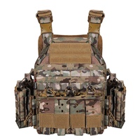 Nouveau Gilet Tactique Modulaire Découpe Laser en Oxford 600D à Libération Rapide, Gilet Pare-Balles avec Plaques PE et Aramide