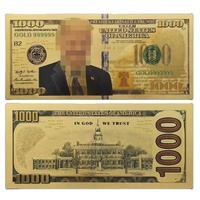 Billet de banque commémoratif en or de 100 dollars américains, collection de billets de banque, très demandé