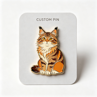 Pins en émail métallique de qualité professionnelle, design anime mignon, badges en émail