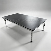 Scène portable en aluminium facile à installer pour mariages, fêtes, concerts en direct et spectacles