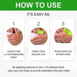 Wholesale Finger Joint <b>Hand</b> <b>Massager</b> Wearable Acupressure Headache Relief Tension Relieving Head Pain - Product Image 4