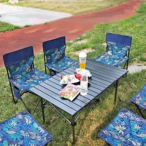 <span class=keywords><strong>Silla</strong></span> plegable portátil para exteriores con bolsa de almacenamiento Metal ligero Cojinete fuerte <span class=keywords><strong>Paseo</strong></span> cómodo - Product Image 4