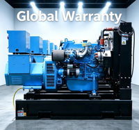 Générateurs diesel triphasés 30-100KW 50KVA avec ATS et sortie 480V, super silencieux, type ouvert, moteur Weichai
