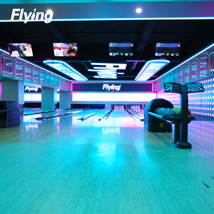 Máquina de Boliche Profesional Flying, Set de Pista de Boliche con Pinsetter de Cuerdas, Material Sintético de Madera, Boliche Familiar - Product Image 6