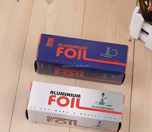 Nhà Máy xuất xứ chi phí-hiệu quả Shisha nhôm lá mỏng tấm CuộN cấp thực phẩm dập nổi tráng in đồng bằng Jumbo CuộN cắt điều trị - Product Image 6