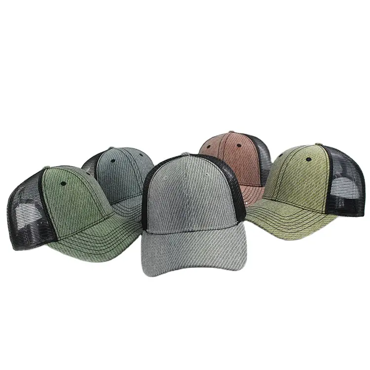 Cappelli Trucker in tessuto Twill bicolore Unisex sublimazione di vendita calda di nuovo arrivo