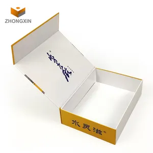 Best price customized logo magnetic storage essential oil gift flip packing box luxury cosmetic packaging box