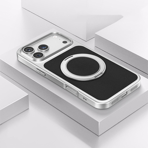 Coque de téléphone antichoc avec support anneau rotatif pliable à <span class=keywords><strong>360</strong></span>° pour iPhone 17 16 15 Pro Max - Product Image 4