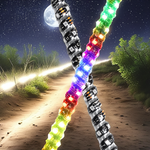 Nouveau best-seller : fouet LED spiralé lumineux IP68 12V à 360 degrés pour la conversion des VTT/UTV - Product Image 3