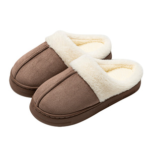 Vendita calda pantofola da casa per interni da donna disinvolta e soffice stivali da neve con punta in peluche tessuto da donna stile <span class=keywords><strong>pelliccia</strong></span> invernale <span class=keywords><strong>pantofole</strong></span> di cotone calde - Product Image 6