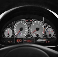 Pour BMW série 3 E46 1999-2004 fibre de carbone tableau de bord tableau de bord écran autocollant de protection voiture garniture intérieure accessoires