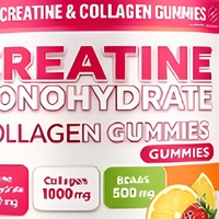 Gummies de créatine pour femmes 5000mg, collagène et vitamines, personnalisables en usine