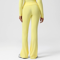 Leggings de sport pour femmes, taille haute, pliés sur le devant, effet push-up des hanches, drapé, pour la danse et l'entraînement