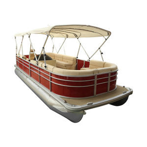 Premier Large 16/19/22/25ft Triple Ponton Bateaux Hors-Bord Moteur Yacht à <span class=keywords><strong>Voile</strong></span> pour la Pêche En Aluminium Coque Matériel <span class=keywords><strong>6m</strong></span> Longueur - Product Image 2