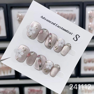 <span class=keywords><strong>Uñas</strong></span> postizas hechas a mano personalizadas para <span class=keywords><strong>niñas</strong></span> Etiqueta privada Salón <span class=keywords><strong>de</strong></span> Arte <span class=keywords><strong>de</strong></span> <span class=keywords><strong>uñas</strong></span> Uso <span class=keywords><strong>de</strong></span> diferentes tamaños con pegamento y diseño - Product Image 2
