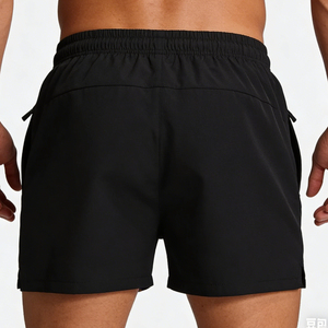 Shorts de sport pour hommes, best-sellers de l'<span class=keywords><strong>été</strong></span>, séchage rapide, coupe ample, décontractés, fitness, en soie glacée - Product Image 3