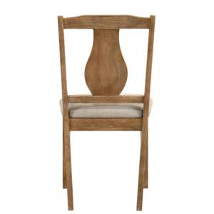 Juego de comedor de 5 piezas de roble degradado moderno DB, muebles para el hogar contemporáneos con asiento tapizado y madera MDF para mesa de centro - Product Image 4