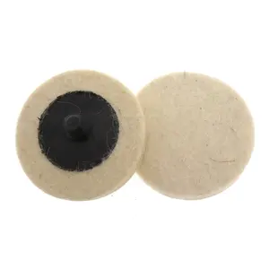 2 Inch 100% Natural Wool Polishing Pad Compressed Wool Buffering Polishing Pad for Cleaning