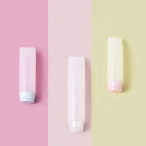 Eco Friendly PE Plastic Tubes Transparent Matte Cream Skin Care Container Cosmetic Soft Lotion Packaging - Product Image 1