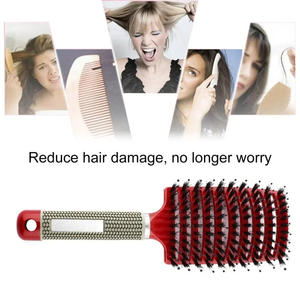 Al por mayor 1 unidad Cepillo desenredante para mujer, peine anti-nudos para cabello rizado, cepillo para el cuero cabelludo, para peluquería - Product Image 3