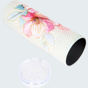 Stainless Steel Tumbler 20Oz <b>Insulated</b> Travel <b>Mug</b> With Straw Straight Cup For Coffee On The Go - Product Image 4