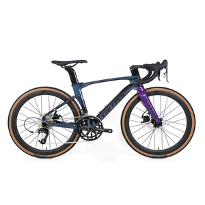 Bicicleta de Carretera para Mujer <span class=keywords><strong>TWITTER</strong></span>, Cuadro de Fibra de Carbono, Ruedas de Aleación de Aluminio, 24 Velocidades, Frenos de Disco de 24 Pulgadas - Product Image 3
