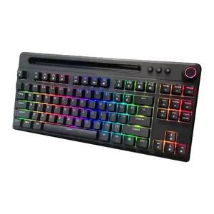 Best seller Led Rgb Usb Gaming Backlit Pc Peripherial Dual Wireless Wired Anti Ghost Rechargeable Kailh Mechanical Keyboard