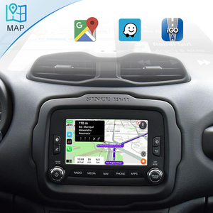 กล่องถอดรหัสเครื่องเล่นเสียงในรถยนต์ HFmidia Wireless CarPlay AndroidAuto สำหรับจอ Harman ของรถ JEEP Renegade ปี 2013-2018 - Product Image 4