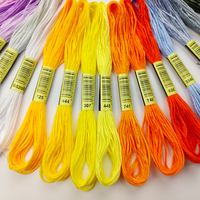 Mega Pack de Fils à Broderie Polyester/Coton, Environ [nombre] Fils Fil à crocheter et à coudre 8m, 36/50/100 couleurs, pour point de croix et tricot manuel