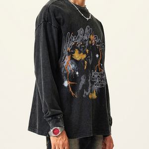 Sudadera Unisex de Manga Larga, 100% Algodón, Tejido, con Estampado Digital Personalizado, para Invierno, Protección contra el Viento, Fabricantes, Venta al por Mayor, Ropa Personalizada - Product Image 5