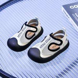 Stili sportivi scarpe da spiaggia per bambini all'ingrosso in gomma scarpe per bambini ragazzi e ragazze moda Casual maglia estate sandali piatti per bambini - Product Image 4