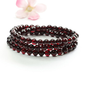 Gelang Batu Garnet Merah Anggur Ximang untuk Wanita, Kristal Berwarna Multi-lingkaran, Grosir Pabrik S4041701 - Product Image 2