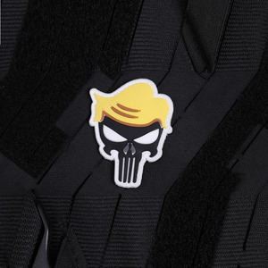 Parches Tácticos Personalizados American Tron Punisher Morale, Bordados en 3D, de Chenille y PVC, Termoadhesivos, Ecológicos e Impermeables, para Brazalete - Product Image 4
