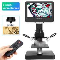 Andonstar AD249S-P 4000X Digital Microscope 7' 10.1' UHD 4K 2160P 120fps with PC Connection for PCB Solder Check Phone Repair