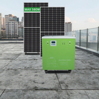 Système solaire complet 3KW à onde sinusoïdale pure avec batterie LiFePO4, prêt à l'emploi, pour zones montagneuses (WON-W1-1AP3000W)