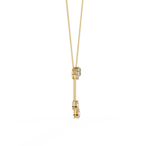 Collier pendentif de luxe en diamant de laboratoire plaqué rhodium pour femme, style hip-hop, bijoux fins de qualité supérieure en or - Product Image 2