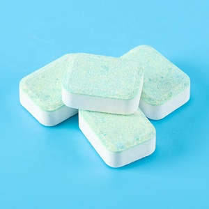 Tablettes de nettoyant vaisselle industrielles certifiées, brillance citronnée, acide citrique, détartrant pour eau dure - Product Image 2