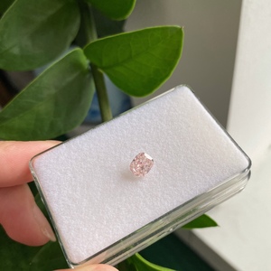 Месси ювелирные изделия сертификат IGI HPHT CVD причудливый светло-розовый лабораторный Выращенный Алмаз Сияющий Подушка принцесса лабораторный алмаз - Product Image 4