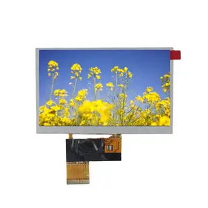 MIND 슈퍼 고휘도 5 인치 800x480 와이드 스크린 TFT LCD 디스플레이 일반적으로 블랙 전송