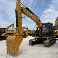 Excavatrice sur chenilles d'occasion CAT 312D2L de 12 tonnes avec godet standard de 0,53 m³ pour travaux sur sites résidentiels destinée aux entrepreneurs mondiaux