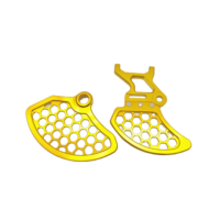 Protection de disques de frein avant et arrière en aluminium CNC alvéolé KOTORQ pour moto électrique tout-terrain Sur-Ron Light Bee X/S