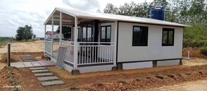 Casa Container Prefabbricata Espandibile da 40 Piedi, Facile da Costruire, con 3 Camere da Letto, Doppia Ala e <span class=keywords><strong>Balcone</strong></span> - Product Image 4