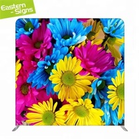 Promotion : Support d'affichage portable en aluminium avec toile personnalisée, bannière de fond personnalisée pour panneaux d'affichage