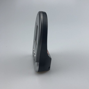 Electronic Clock Oval Shape Alarm With Day Date Display Gray Desk Table Clock - Product Image 2