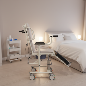 Multifunctionele handmatige verpleegstoel voor ouderen, hydraulisch hefapparaat voor gehandicapten - Product Image 4