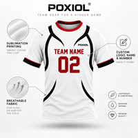 Maillot de football personnalisé respirant à séchage rapide avec panneaux incurvés, sublimation, nom et numéro personnalisés, service OEM et ODM
