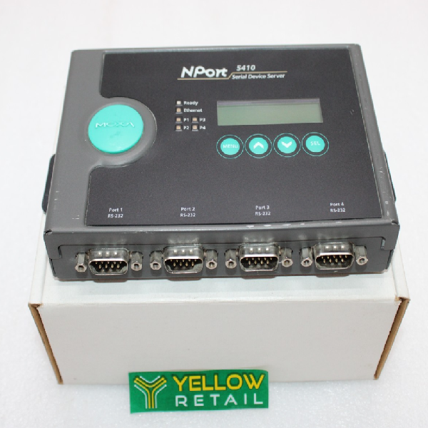 Plc Nport 5410 Multi-port Device Server 3093027000034 12-48vdc 600ma for Warranty Product